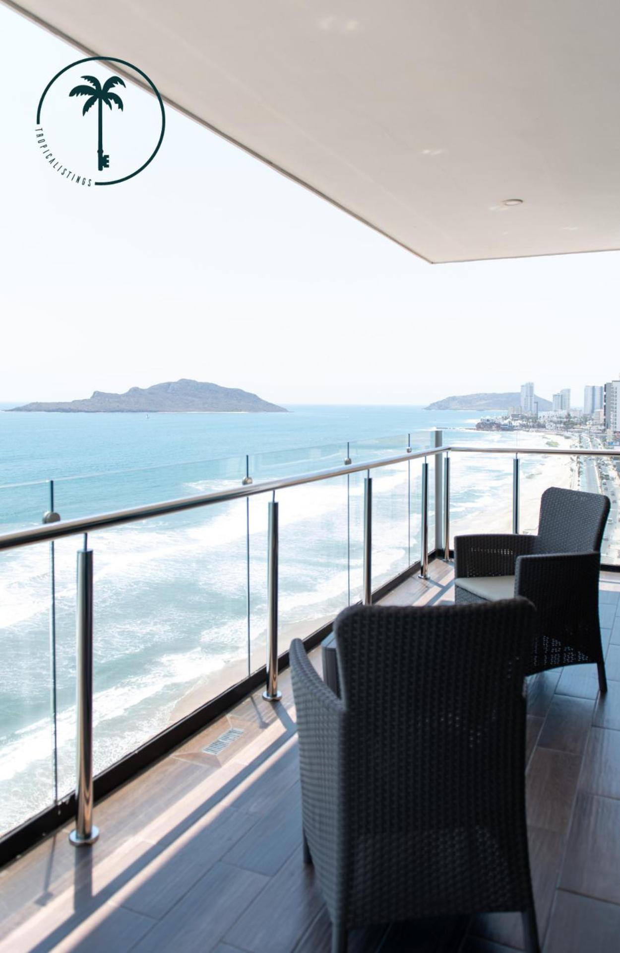 Terraza Con Vista Al Mar, Bbq Y Piscina Lägenhet Mazatlán Exteriör bild