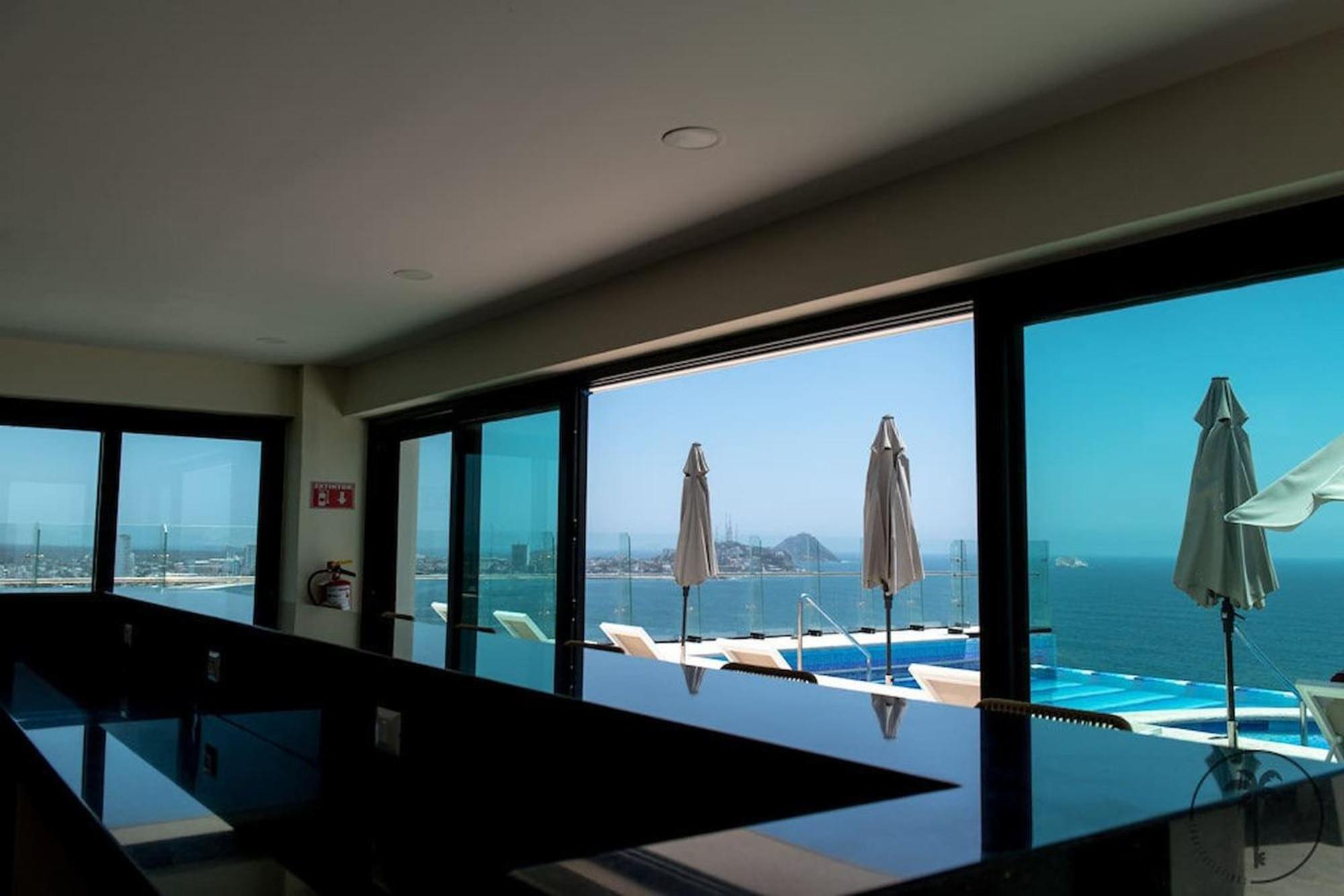 Terraza Con Vista Al Mar, Bbq Y Piscina Lägenhet Mazatlán Exteriör bild