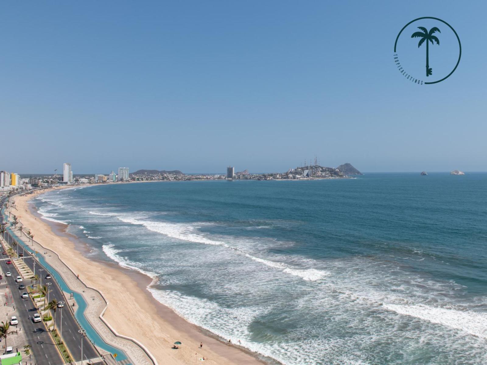 Terraza Con Vista Al Mar, Bbq Y Piscina Lägenhet Mazatlán Exteriör bild