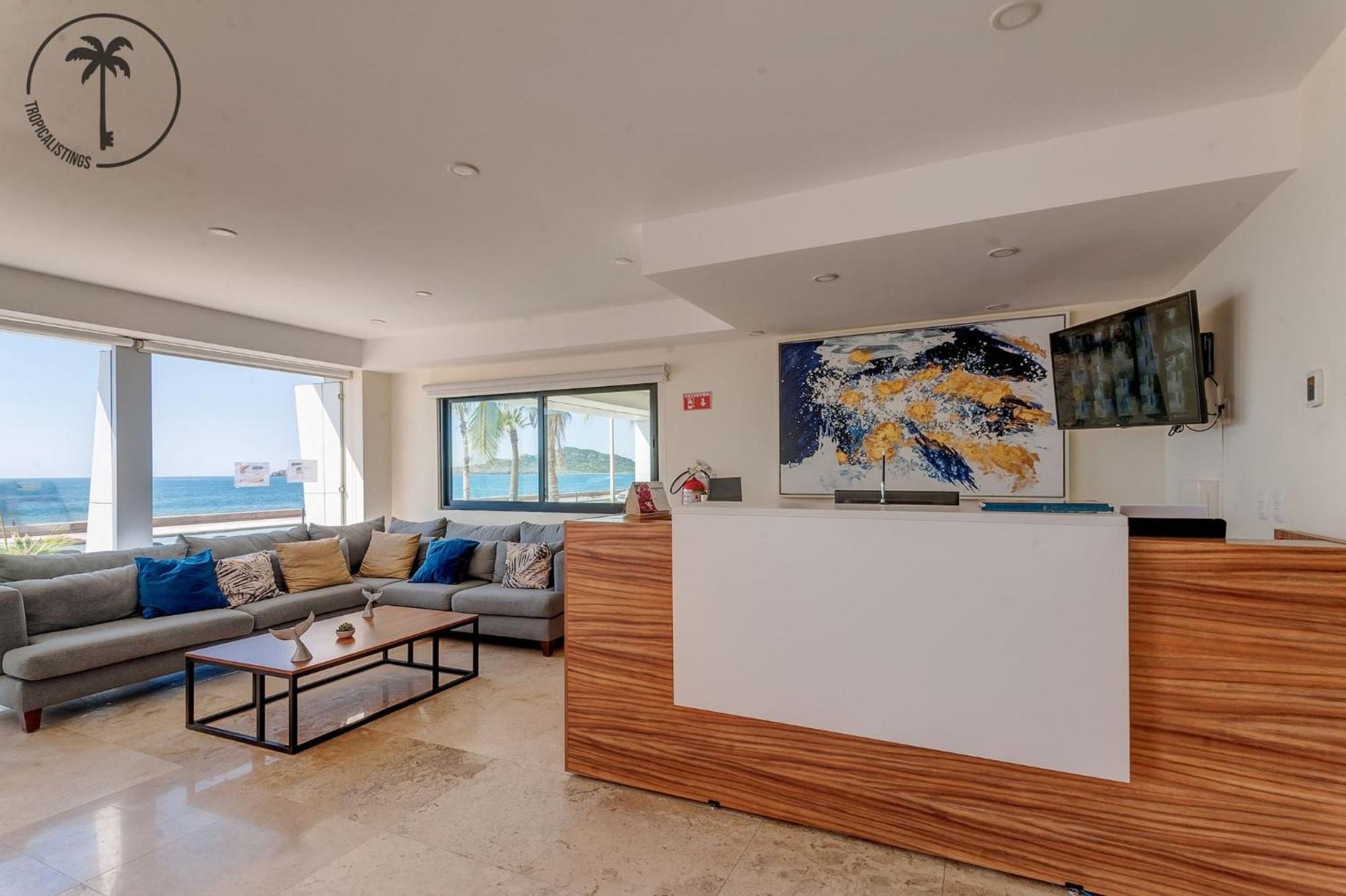 Terraza Con Vista Al Mar, Bbq Y Piscina Lägenhet Mazatlán Exteriör bild