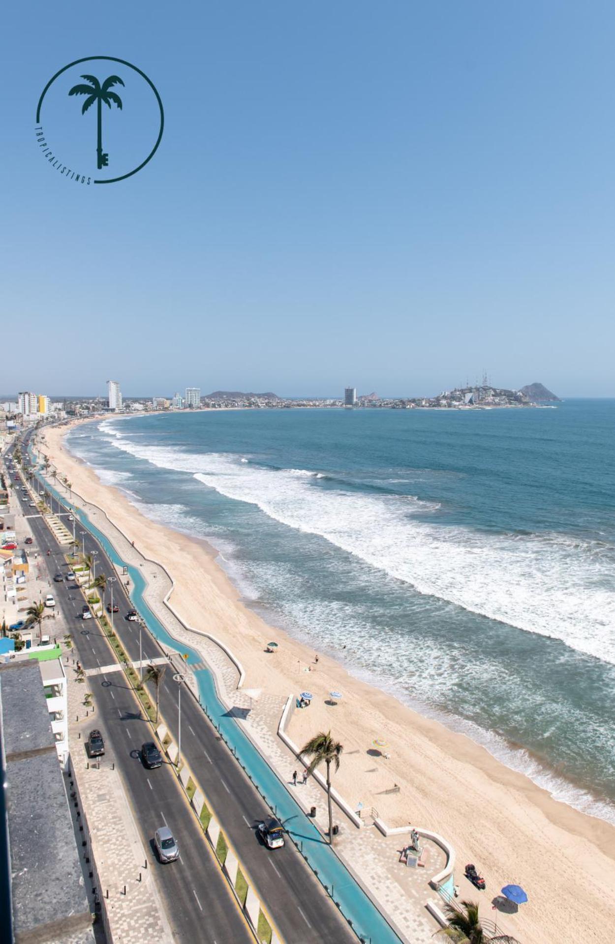 Terraza Con Vista Al Mar, Bbq Y Piscina Lägenhet Mazatlán Exteriör bild